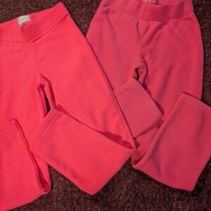 Kids Fleece Pants - Pink